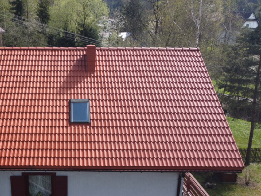 pomalowana dachówka