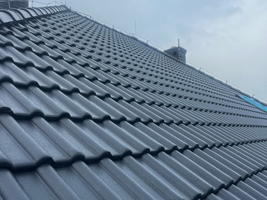 Dach z dachówką betonową